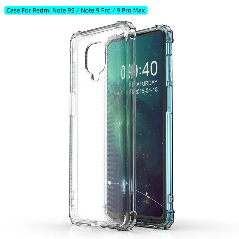 Ốp Lưng Silicone Trong Suốt Cho Xiaomi Redmi Note 9 8 Pro 9S 8T 8A 9A Mi Note 10 a3 Lite 9T Pro Bìa Mềm xiaomi leather case cover