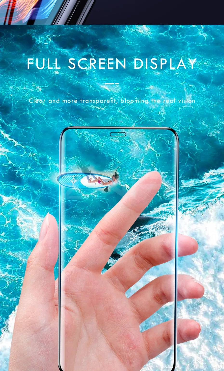 ZNP 200D Защитное стекло для iPhone 7 8 6 6S Plus X XS Max XR Защитная пленка для экрана для iPhone 11 Pro Max закаленное стекло
