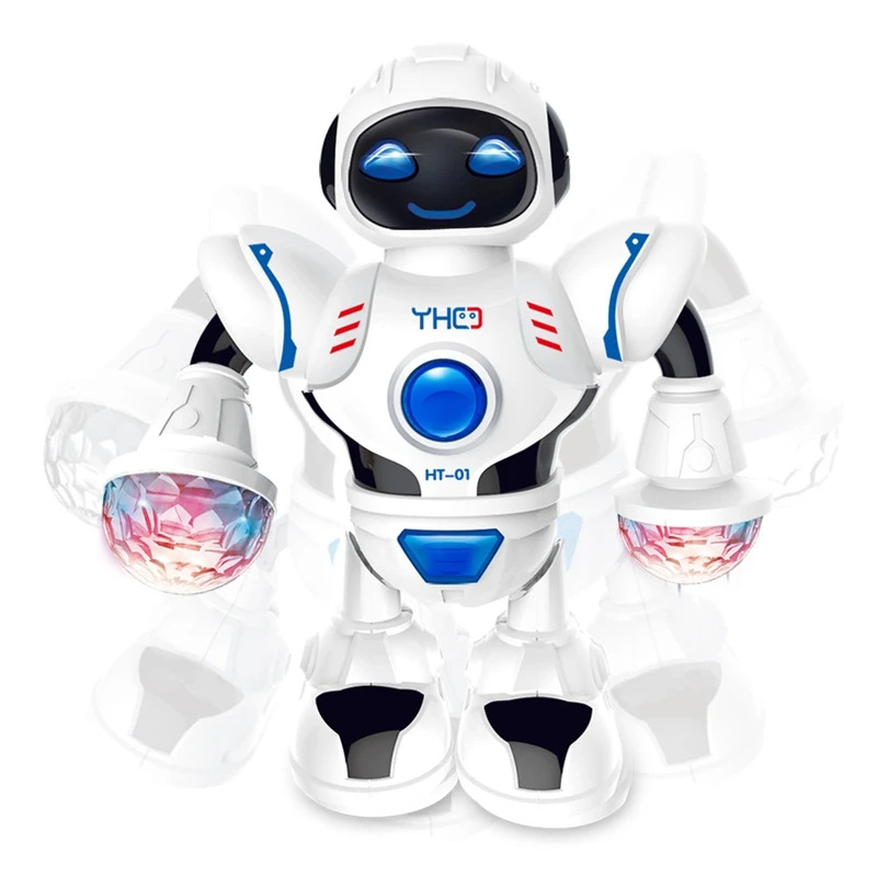 YH6233 Mini Robot With Lighting Music Dancing Model Intelligent Simulated Electric Robots Early Educational Toys for children | Игрушки и