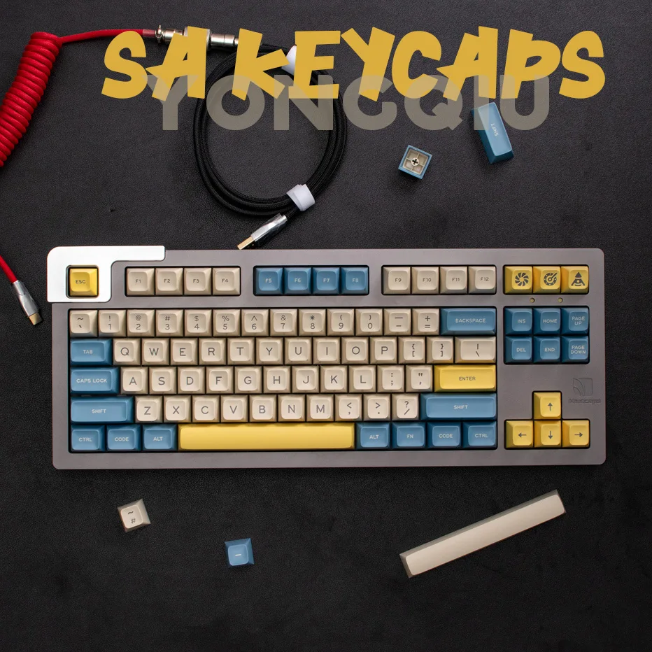 

172 клавиш Godspeed Double Shot Keycap SA профиль для механических клавиатур 6.25U 7U пропускная панель ISO клавиша Enter GMMK Pro