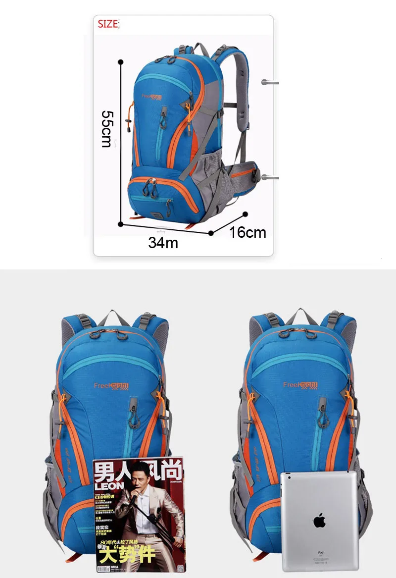 Спортивная сумка FREEKNIGHT 45L, походные рюкзаки, водонепроницаемая сумка, рюкзак для альпинизма, походный рюкзак