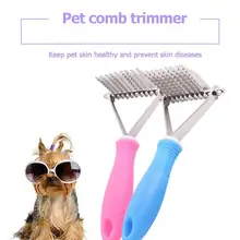 Расческа для собак, расческа для волос, расческа для щенков, кошек, триммер для волос, щетка для удаления блох, инструмент для ухода за домашними животными