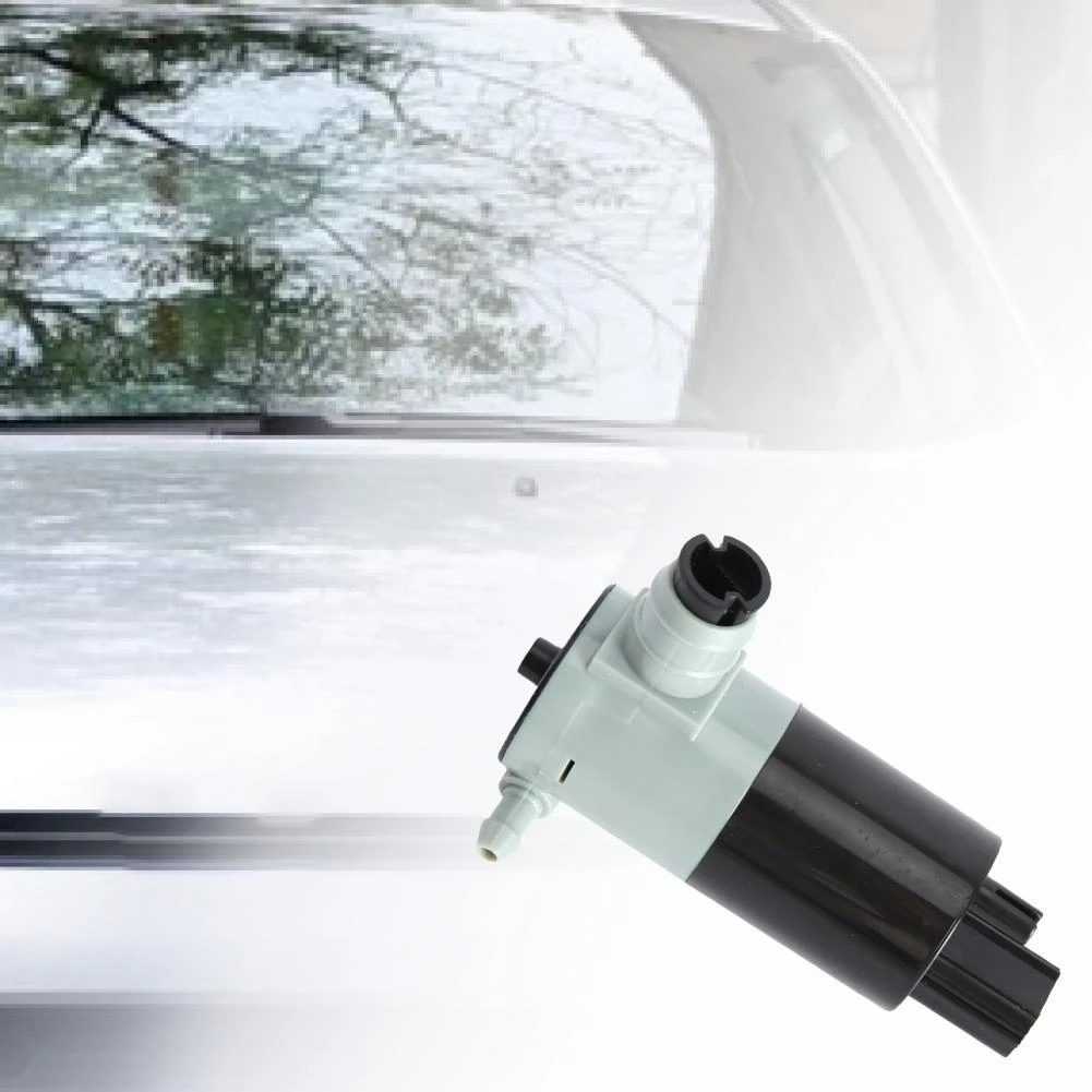 Front Window Washer Pump Safe Stable Black Color ABS Windscreen Washer