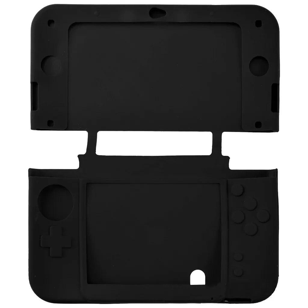 BK Чехол для консоли для NEW nintendo 3DS ультратонкий прочный браслет из мягкого силикона пыленепроницаемый защитный чехол - Цвет: BK
