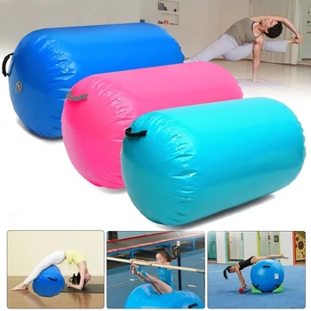 

Free Shipping 120CM China Hot Sell Inflatable Air Roll Gymnastics Barrel Training Roller