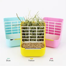 Кормушка для кролика, кормушка для сена, кормушка для травы, кормушка, клетка для домашних животных, фиксированная кормушка для кролика, морской свинки, шиншилки, других мелких животных Кормушка для кролика, кормушка для сена, кормушка для травы, кормушка, клетка для домашних животных, фиксированная кормушка для кролика, морской свинки, шиншилки, других мелких животных