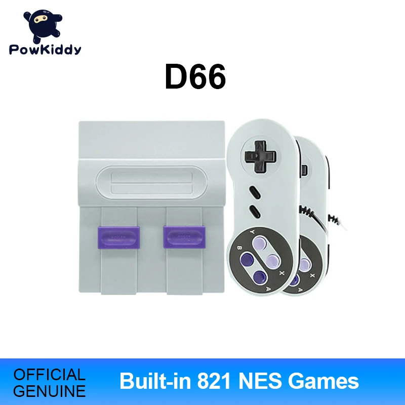 POWKIDDY D66 Европейский 8-битный чехол для телефона в виде ретро-игровой консоли