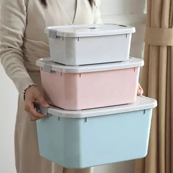 

1pcs 6/11/22 L Multifunctional Snacks Storage Box Toys Organizer Clothes Storage Case Sundries Organizer