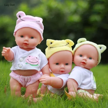 

30CM Baby Reborn Dolls Vinyl Toys For Girls Sleeping Accompany Doll Reborn Beautiful Small Doll Birthday Present