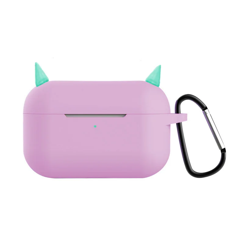 Airpods Pro Чехол devil horns жидкий силиконовый беспроводной Bluetooth чехол для airpod 3 чехол Чехол для Air Pods 3 Аксессуары для наушников - Цвет: 14