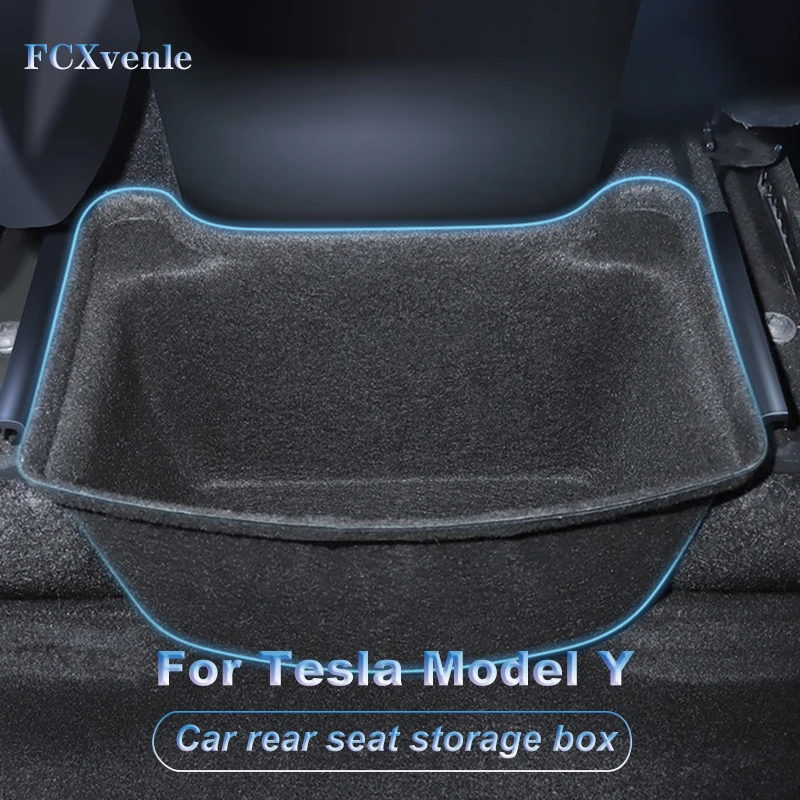 FCXvenle задний флок стильный органайзер чехол для мусора Tesla Model 3 Y 2021 аксессуары