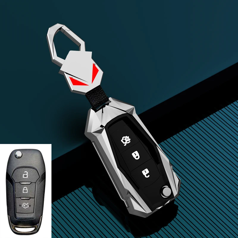 Cover custodia chiave auto per Ford Fusion Fiesta Escort Mondeo Everest RangerExplorer Mustang - H7c1d89bc4cb741dcb00c72a9b616ec03z