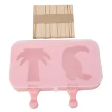 2 формы силиконовая форма для изготовления мороженого практичная розовая форма ручной работы набор Инструменты для самостоятельного декорирования необходимые бытовые кухонные гаджеты