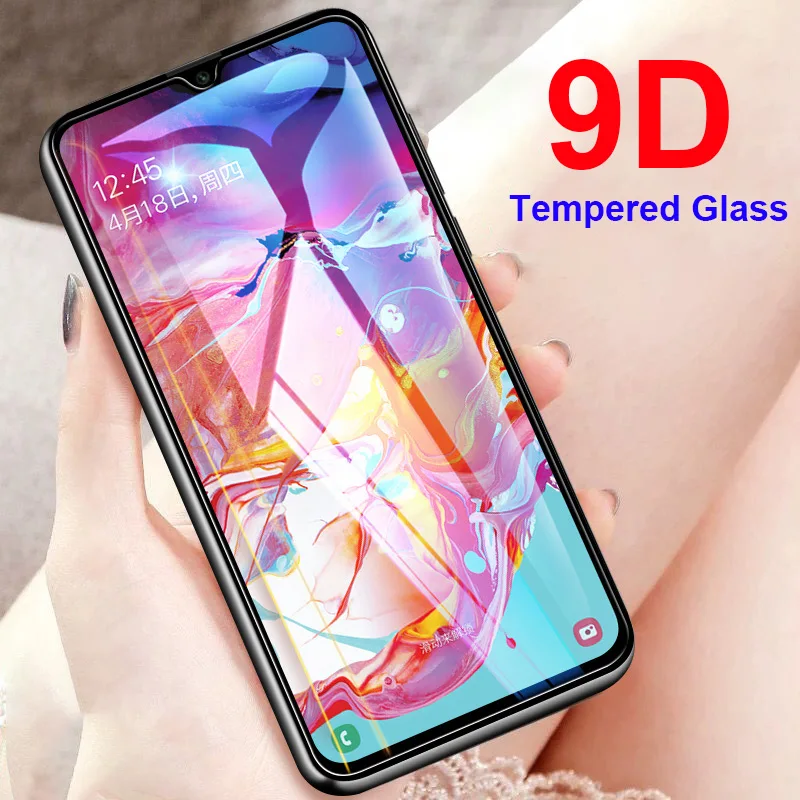 9D Защитное стекло для Samsung Galaxy A6 A8 Plus A7 A9 2018 A30 A40 A50 A70 M20 Защитная пленка экрана 9H