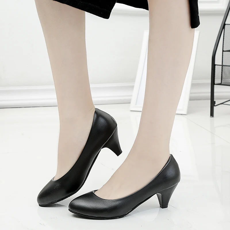 

Women High Heels Female Shoes Women Pumps Solid Pointed Toe Wedding Shoes Spring Autumn Elegant Offical Ladies Shoes W32-56