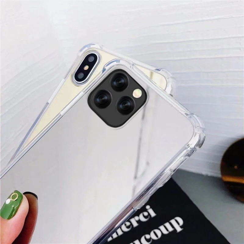 Чехол для телефона iPhone 11 Pro SE 2 2020 XS MAX XR 6 S 7 8 Plus X роскошное косметическое зеркало