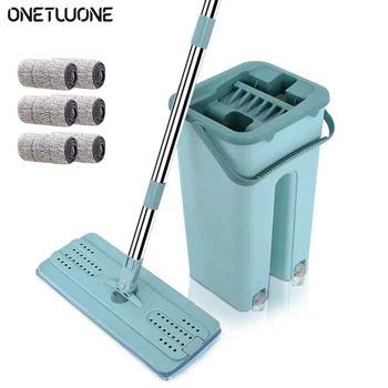 

Spray Magic Automatic Spin Mop Avoid Hand Washing Ultrafine Fiber Cleaning Cloth Ceramic Tiles Floor Household Cleaning Tools