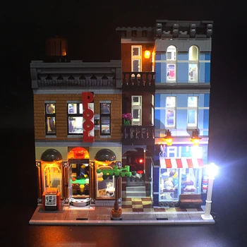 

Led Light Kit For 15011 City Streetview 10246 Detective's Office Building Blocks Bricks Model (Not Include Blocks Set)