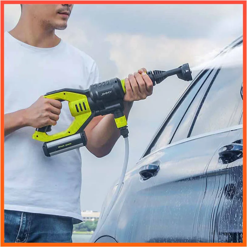 US $174.57 Xiaomi JIMMY JW31 Handheld Wireless Rechargeable Washing Gun for Home Outdoor Electric Bicycle Bike Car Cleaning Tools