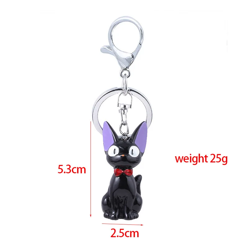 Черный Kiki JiJi Cat брелок Хаяо Миядзаки Кики услуги доставки Фигурки игрушки для детей сувенирные украшения