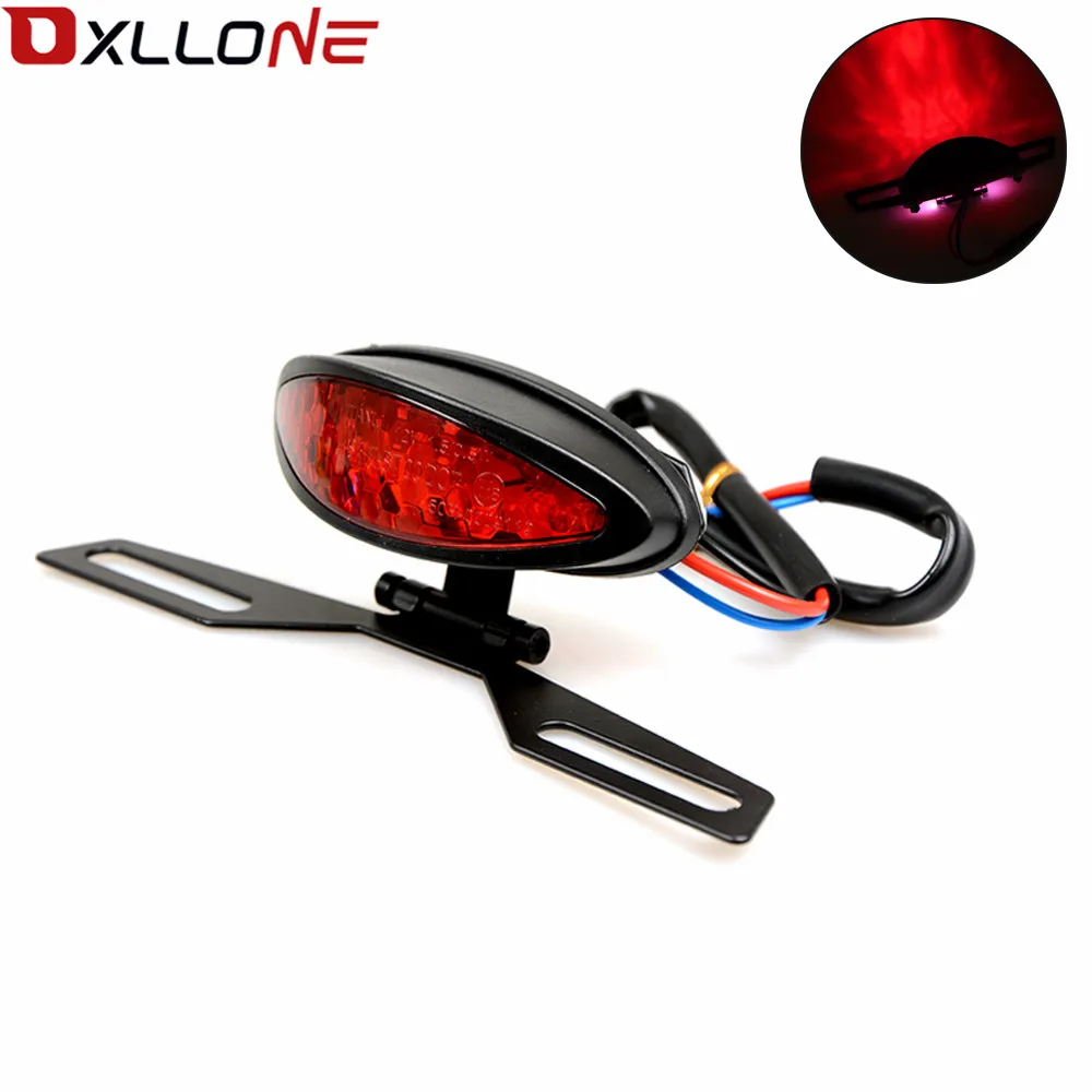 

For HONDA SUZUKI YAMAHA KTM BMW DUCATI KAWASAKI Universal Motorcycle Tail Light Red LED Rear Lamp Turn Brake Lights Turn Signals