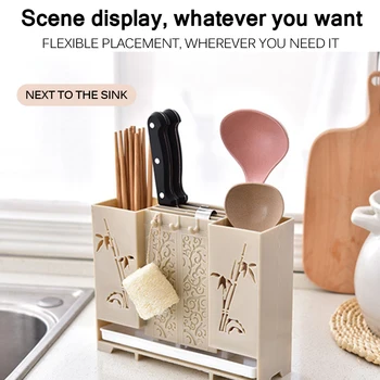 

Kitchen Chopsticks Tableware Storage Box Household Drain Rack Multi-purpose Chopsticks Holder