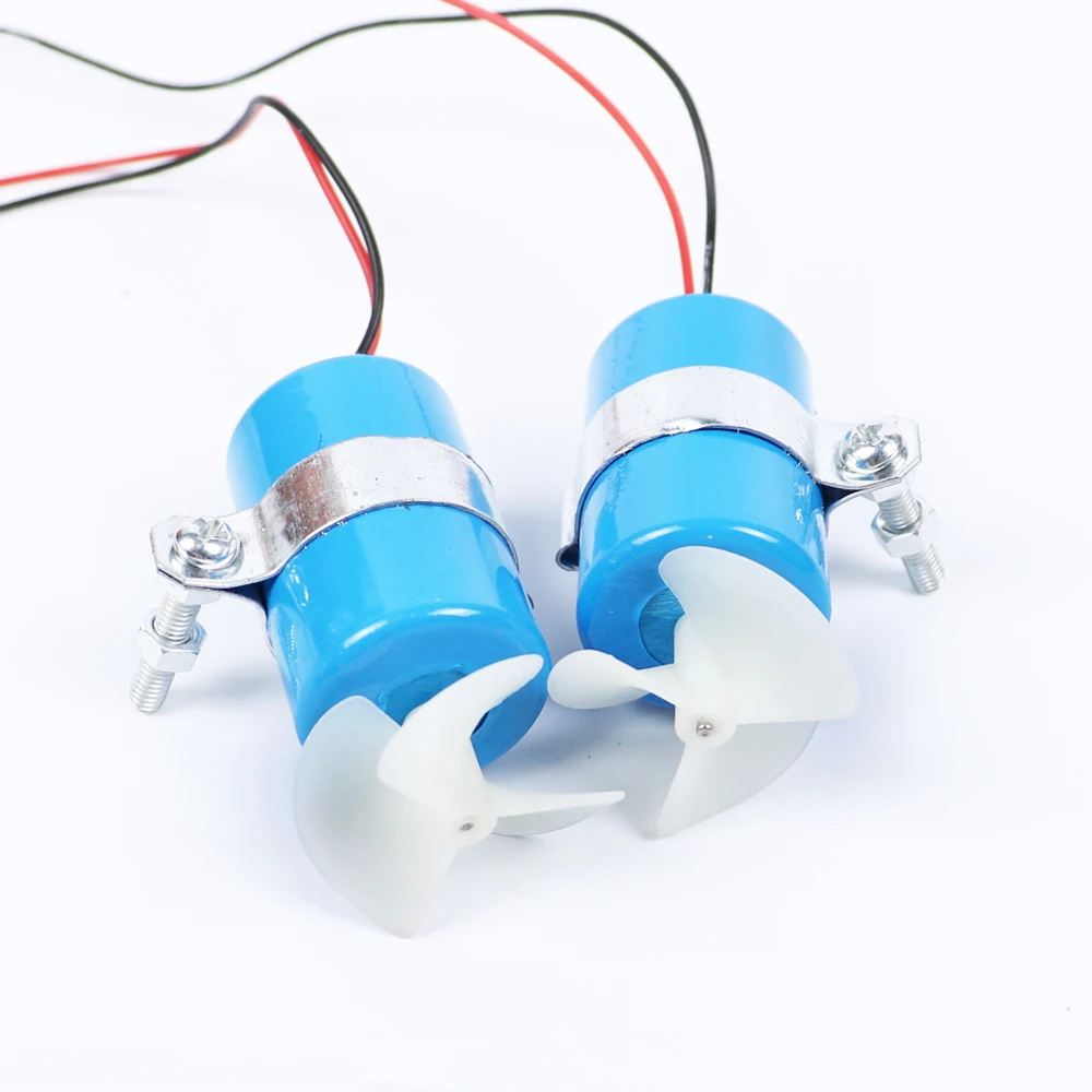 

3-12V 16800RPM RC Jet Engine Motor Underwater Thruster 3-blades Propeller Kit for DIY ROV Robot Model Boat Submarine Parts