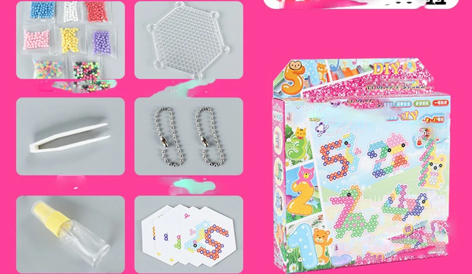 Волшебный водяной туман Волшебная бусина ручной работы DIY головоломка игрушка набор для детей 3d Головоломка обучающие игрушки для детей милая забавная головоломка