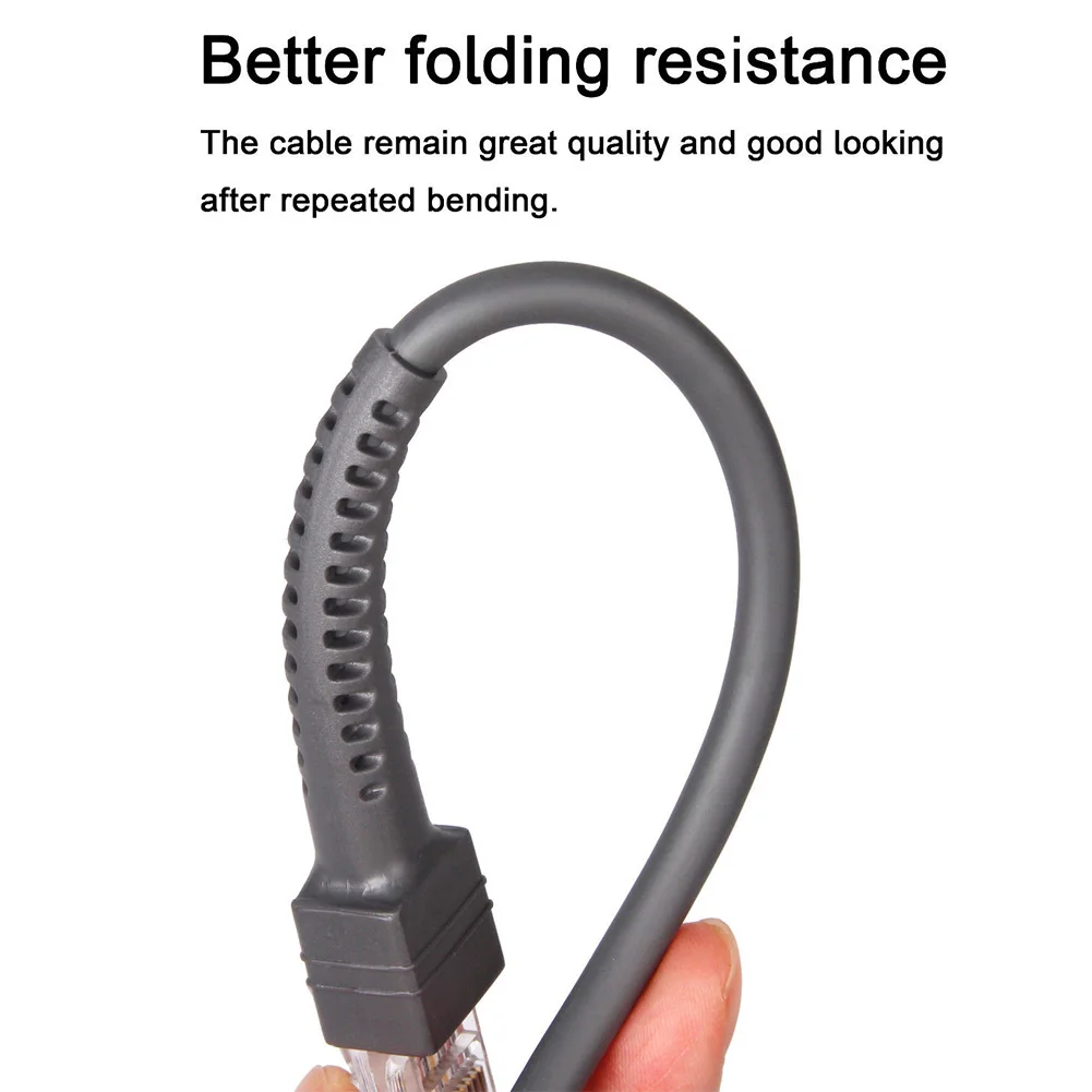 Accessories USB 2.0 Symbol Barcode Office Professional Replacement A Male To RJ45 Digital Scanner Cable High Speed Electronics