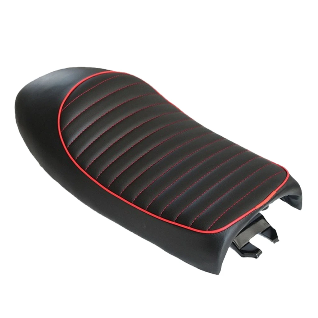 Flat Brat Universal Cafe Racer Seat - Vintage Saddle, Motorcycle Seat Cushion for Honda,Yamaha, Suzuki, Kawasak