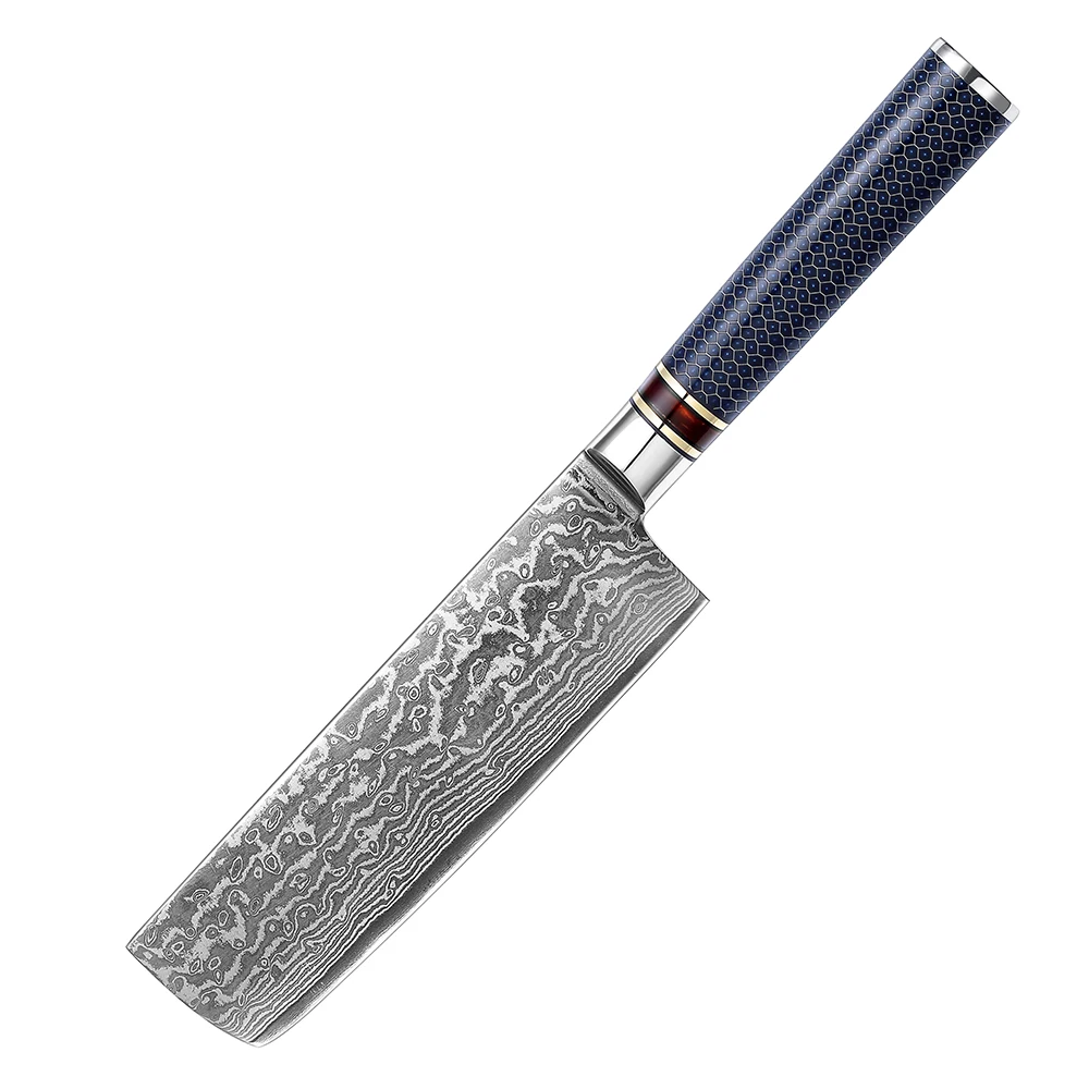 NANHAIONE Nakiri Usuba нож для овощей 7 дюймов 73 слоя VG 10 Дамасская сталь японская кухонная Knives CL137|Кухонные ножи| |