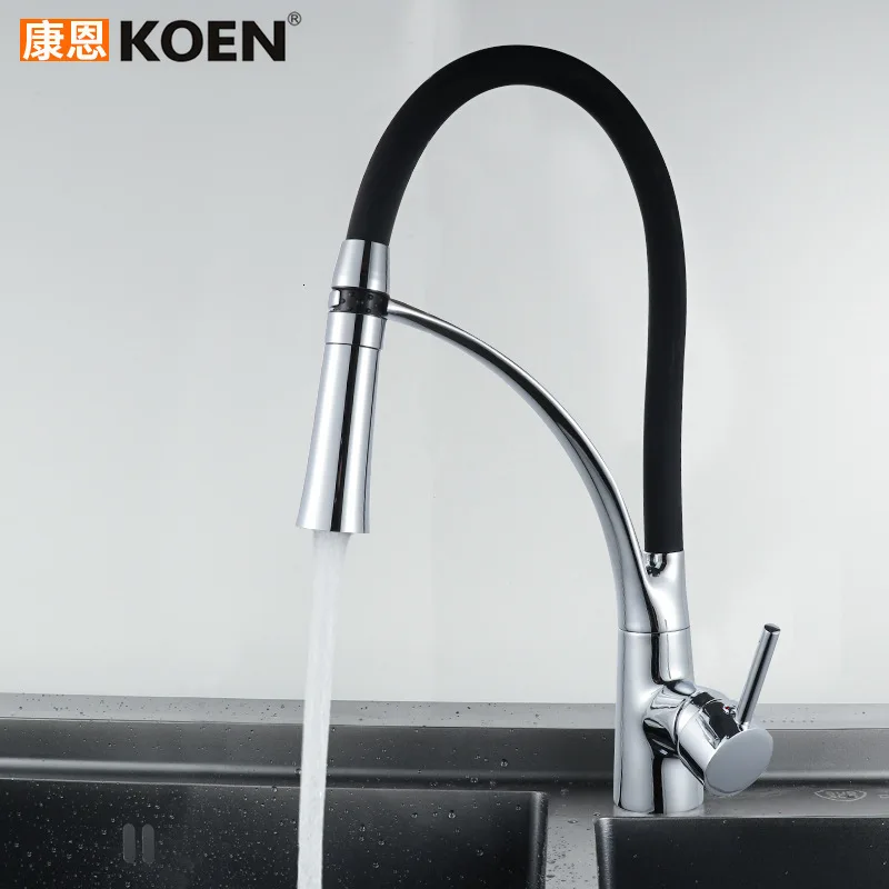 

Kitchen Water Tank Full Copper Water Tap Colour Take Pull Type Kitchen Dish Hot And Cold Water Tap
