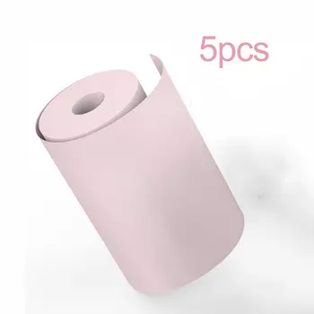 

5 Rolls/SET 58MM Printable Sticker Paper Direct Thermal Paper Self-Adhesive for PAPERANG Portable Pocket Printer