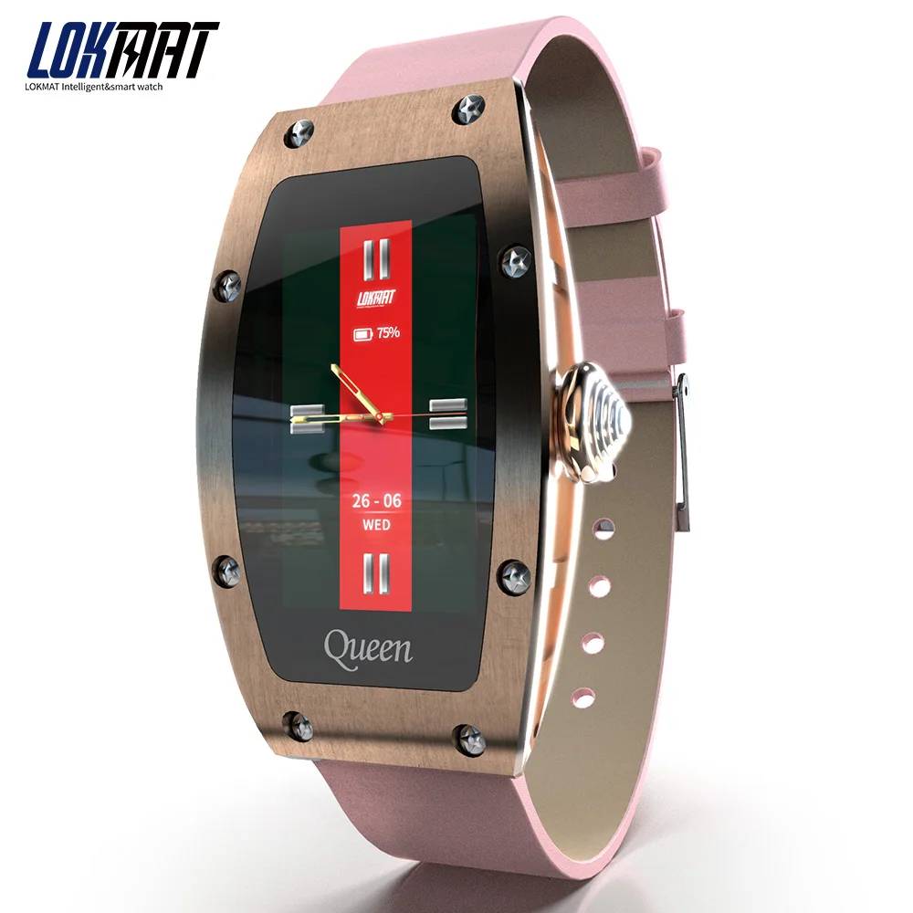 LOKMAT Smart Bracelet Sleep Monitoring Messages Reminder Fitness Tracker Waterproof Watches Women for Android IOS