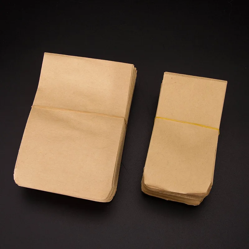 100PCS/Set Envelopes Kraft Paper Bags Mini Coin Packets Envelopes for Home and Garden Use 2 Size