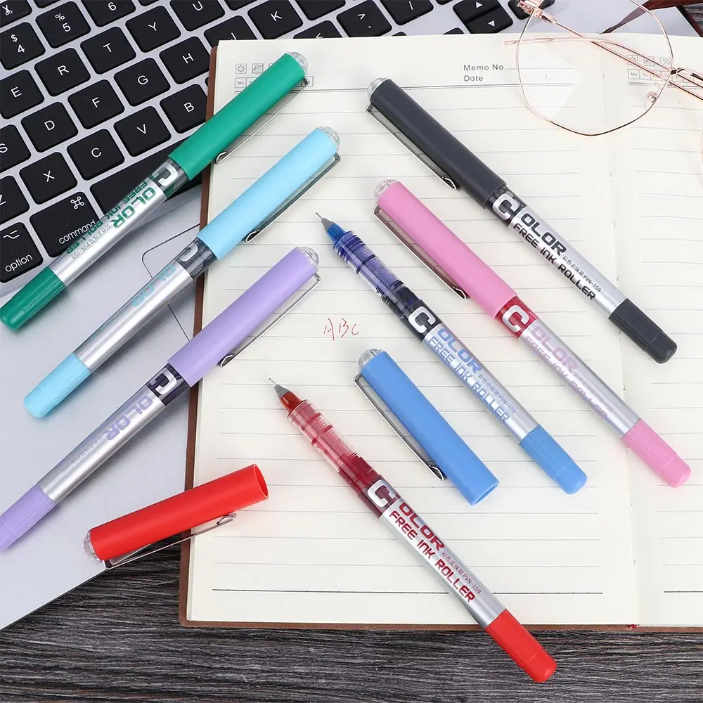 0,38 мм Высококачественная прямая жидкая шариковая ручка PVN-159 0,38 мм игольчатая Шариковая ручка для офиса и школы