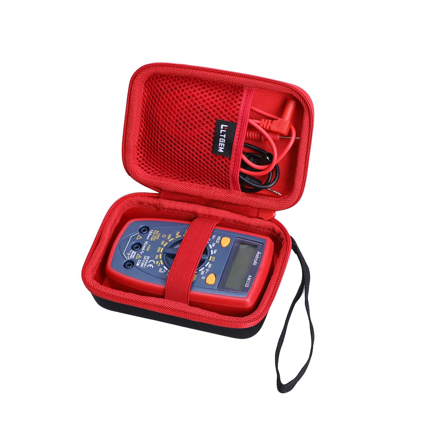 LTGEM 방수 EVA 하드 케이스 Etekcity 디지털 멀티 미터 레드, MsR-R500