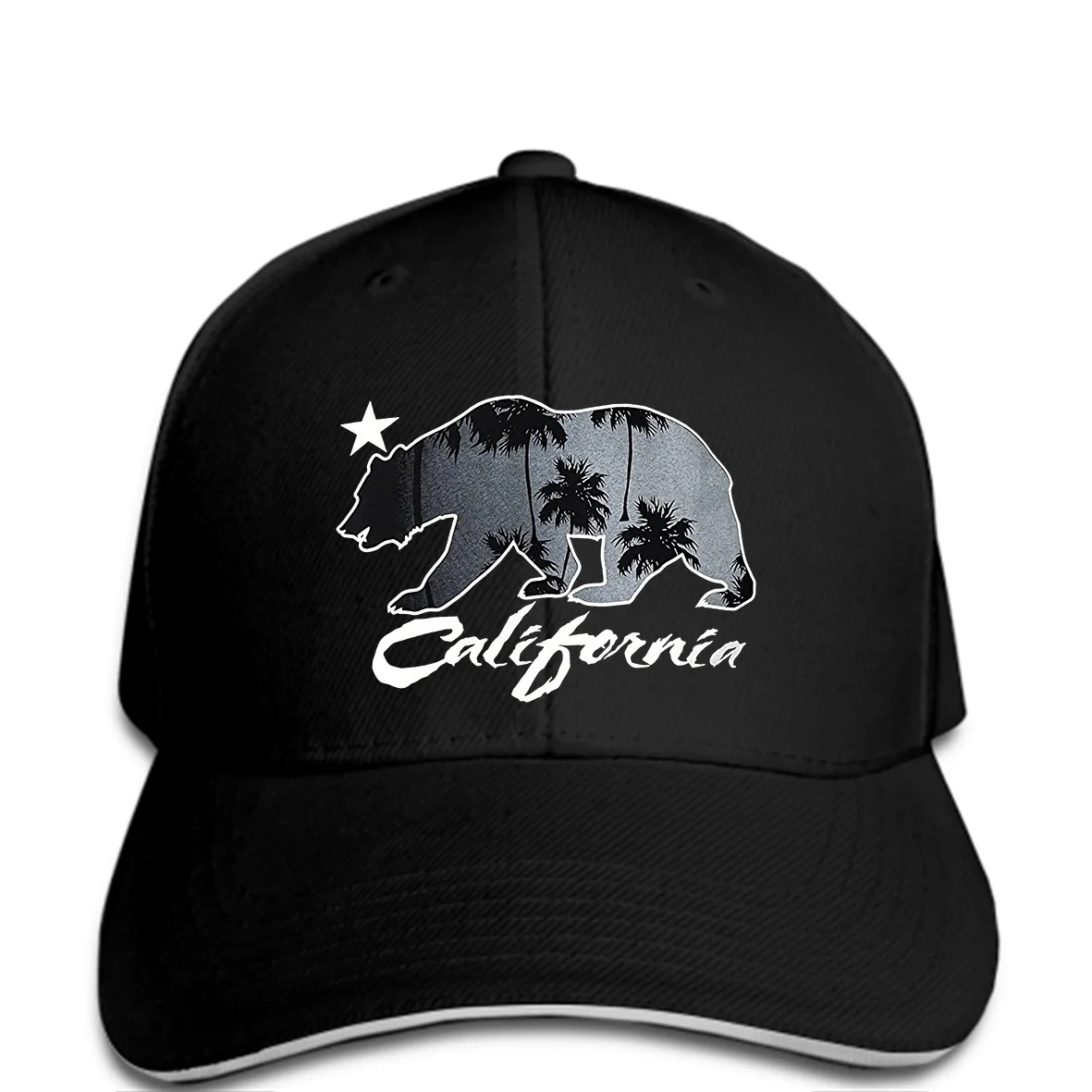 Мужская бейсбольная кепка, California, черная бейсболка, забавная Кепка, новинка, tsnapback wo, Мужская