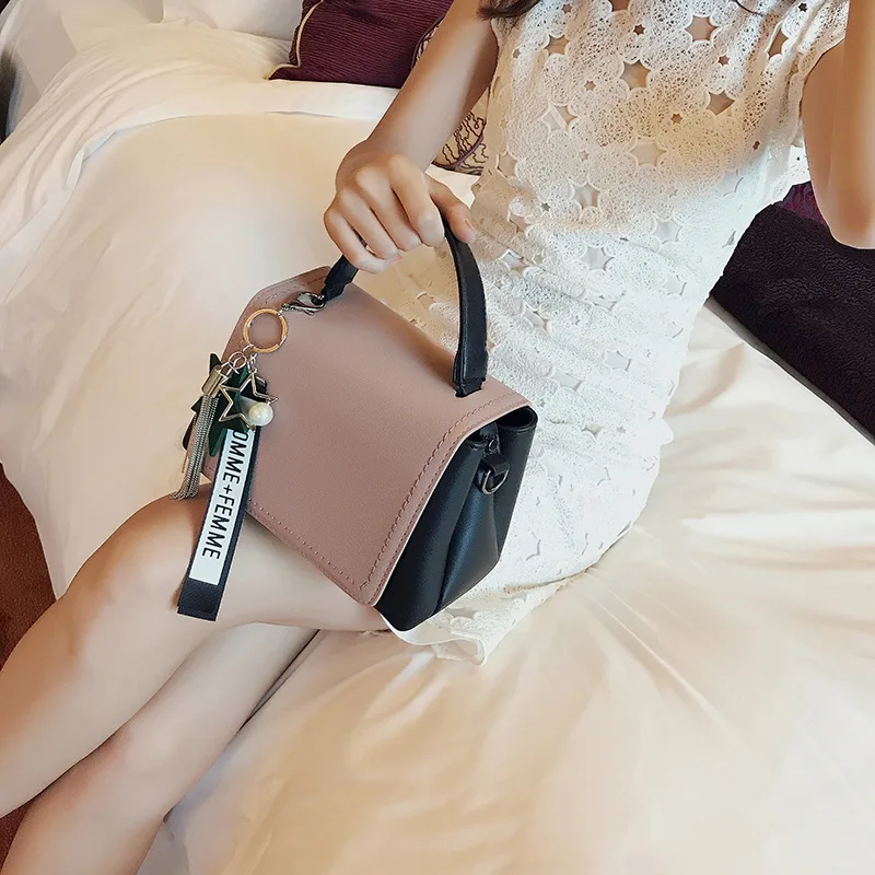 

Bag Ladies New Fashion Handbag Ladies Double-sided Pendant Matte Messenger Bag