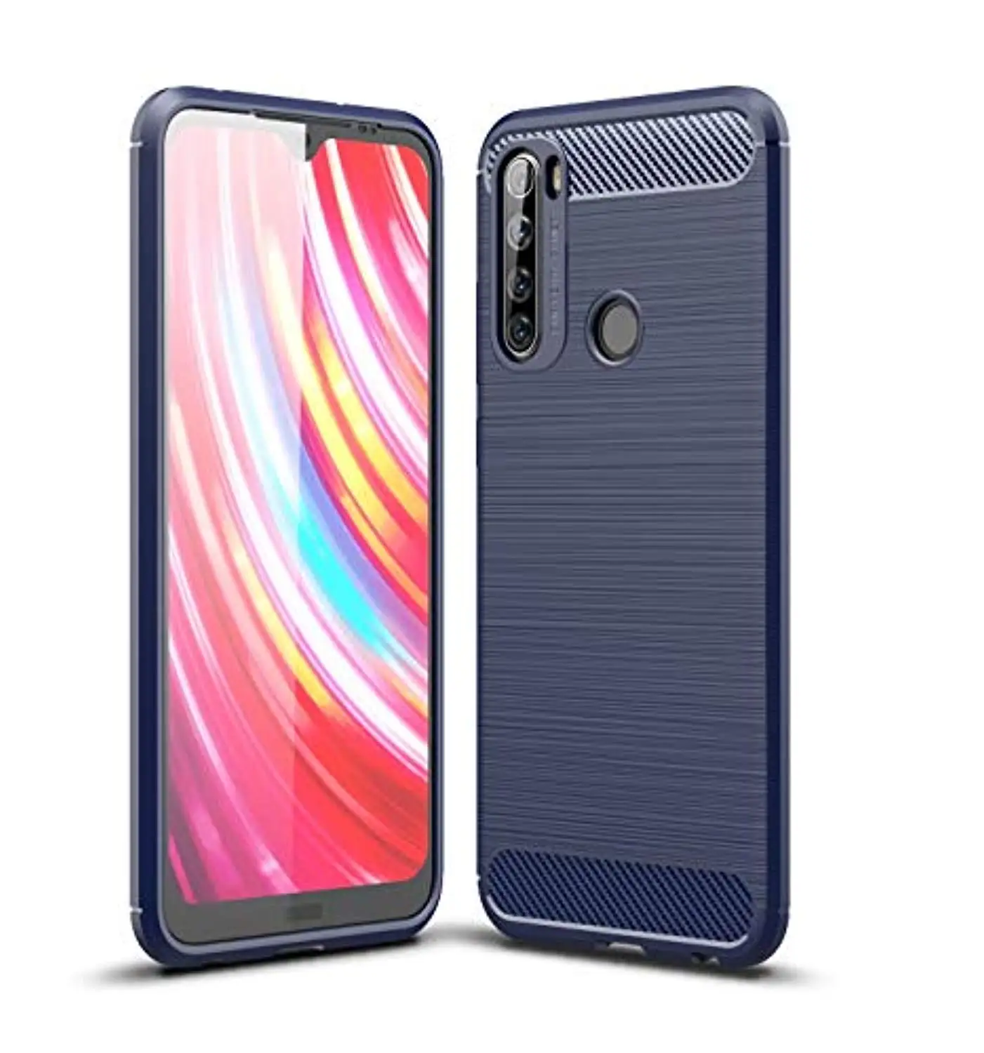Carbon Fiber Armor Case for XiaoMi RedMi Note 8T 8 7 6 Pro 4 4X 8A 7A 6A 5A Mi A3 A2 Lite 9T 9 SE Cover TPU Silicone Phone Cases |