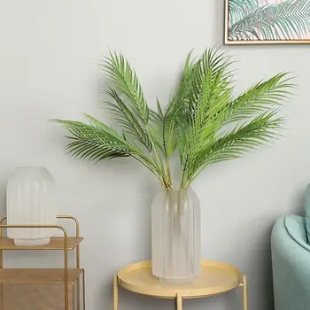 

6 Leaves Elegant Nordic Simulation Scattered Tail Tail Sunflower Leaf Artifical Palm Leaf Home Photo Props Hotel Wedding