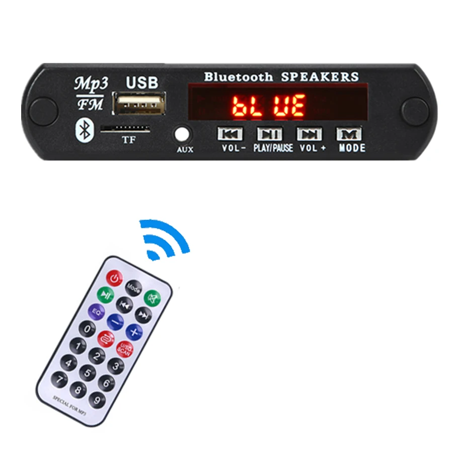 Bluetooth MP3 декодер доска плеер кард-ридер Аудио Автомобильные аксессуары с USB/TF/AUX/FM