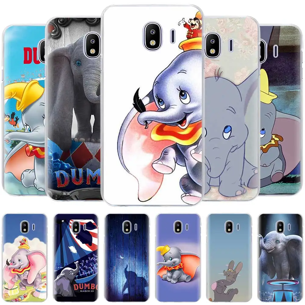 Animation Dumbo Cases for Samsung Galaxy J4 Plus J6 Plus J8 J3 J5 J7 J5 Prime hard Housing Cover