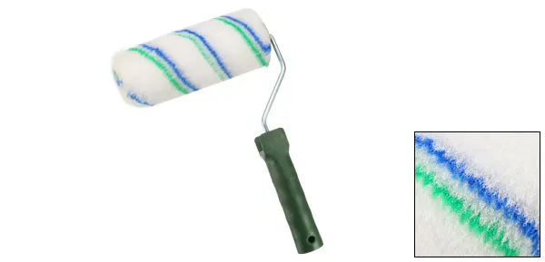 Green Blue 15cm UXCELL 1 шт. настенный валик для краски хлопок 22,5 см/20 см/15 см/10 см длина ролика крышка резьбы известность комплект ремонт дома Инструменты Прочный - Цвет: Green Blue 15cm