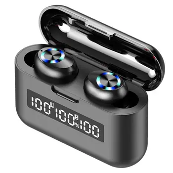 

X35 Music Bluetooth 5.0 Earphones TWS Fingerprint Press Headset HiFI Stereo In-Ear Wireless Headphones for Sport