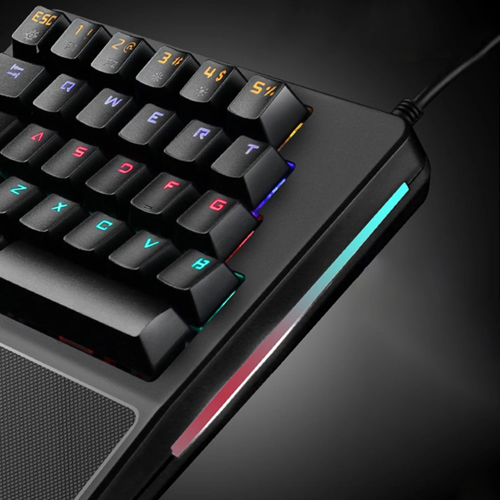 28 Keys One-handed Gaming Keyboard Mouse Mechanical Keyboard Mobile Mini Keyboard