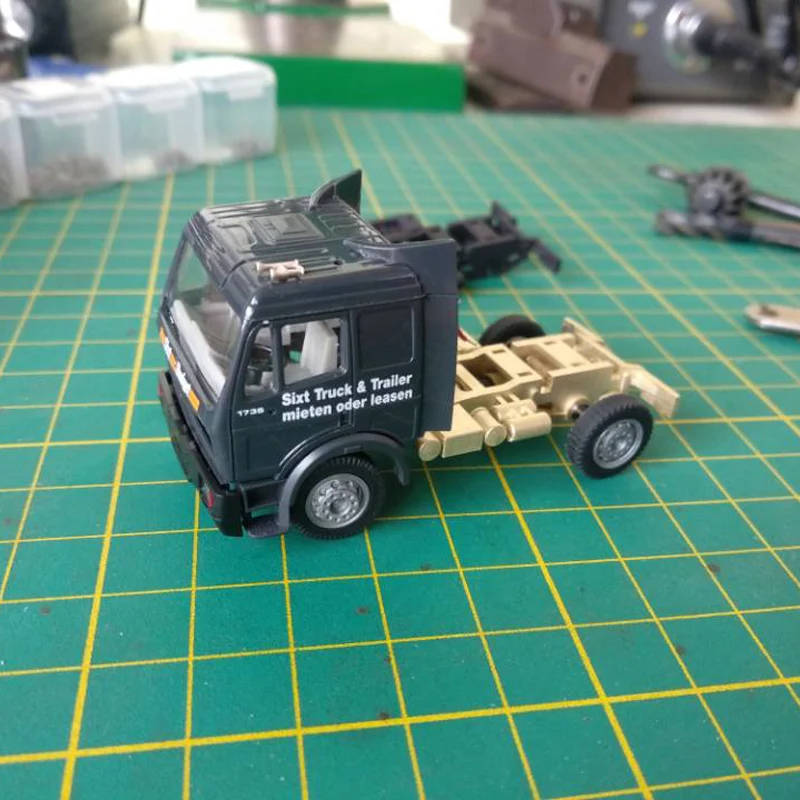 Caminhão de Dois Chassi de Metal Mesmo sem Carroçaria Dasmikro Eixos Faça Você Das87 Ds87e15 Kit 2 Brinquedos e hobbies