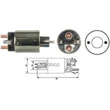 133288c_реле Втягивающее! Suzuki Vitara, Nissan, Mazda 323/626 1.8-2.2/Xedos 6/Mx6 2.0