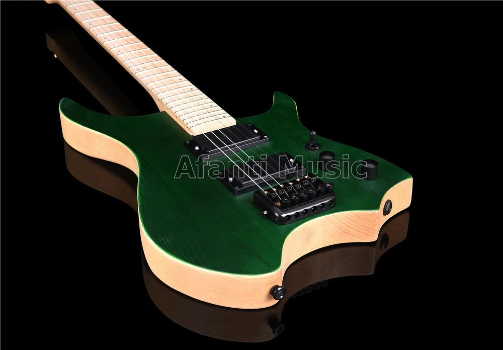 Afanti музыкальная фабрика Безголовый стиль Ash Body Электрогитара(AWT-727
