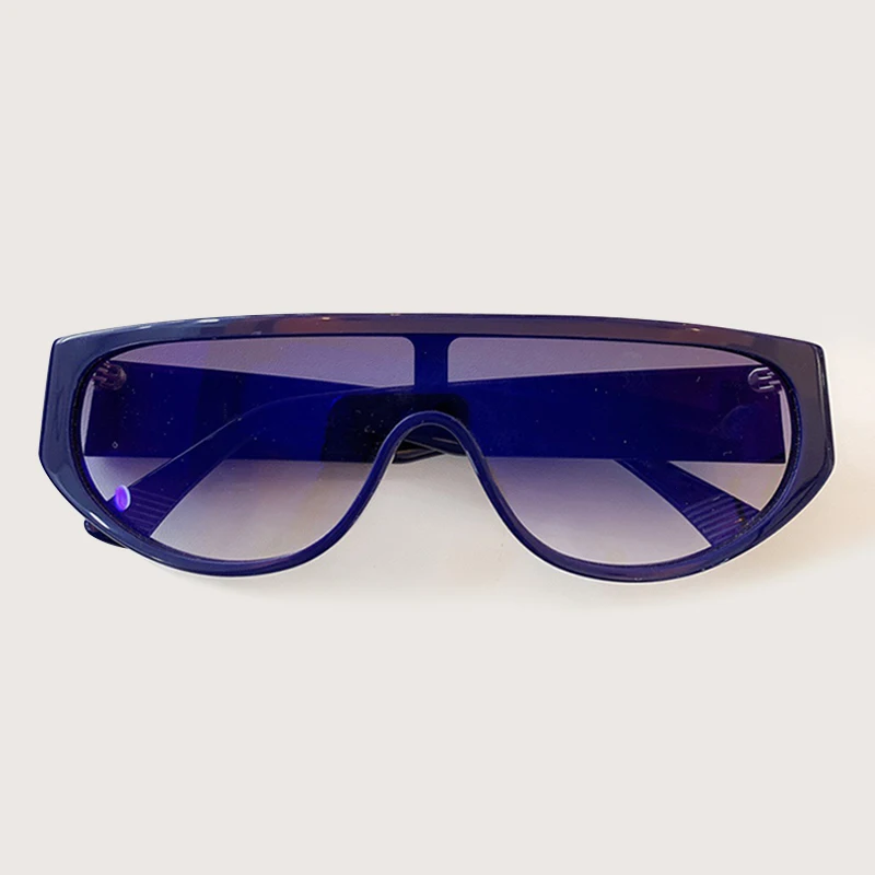 No.4 Sunglasses Новинка, цельные солнцезащитные очки пилота, женские брендовые ретро очки с ацетатной оправой, Винтажные Солнцезащитные очки UV400 - Цвет линз: No.4 Sunglasses